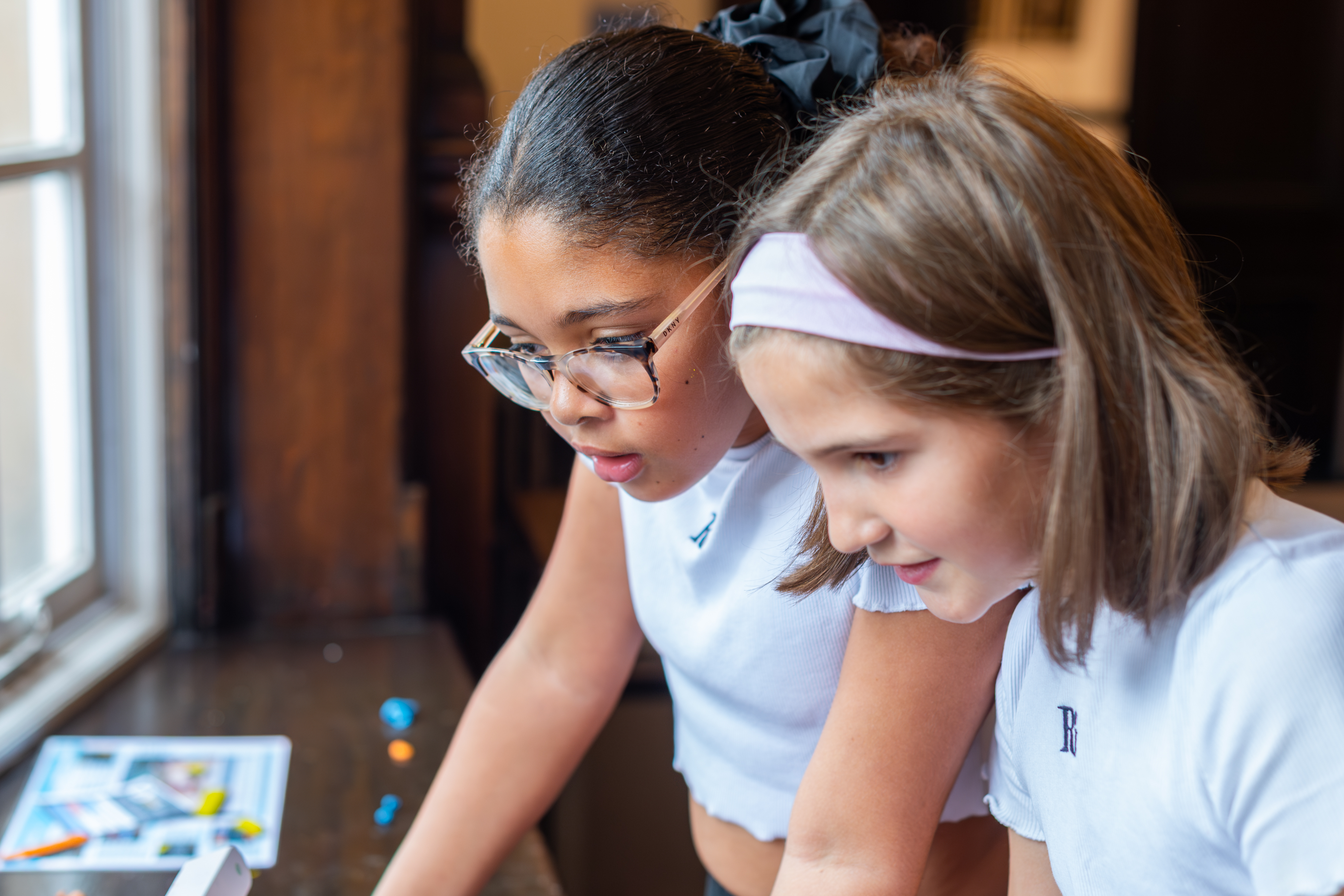 Learning about Leigh's suffrage protests through stop motion animation (Photo by Livia Lazar)