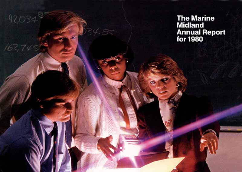 Front cover of Marine Midland&#039;s 1980 annual report