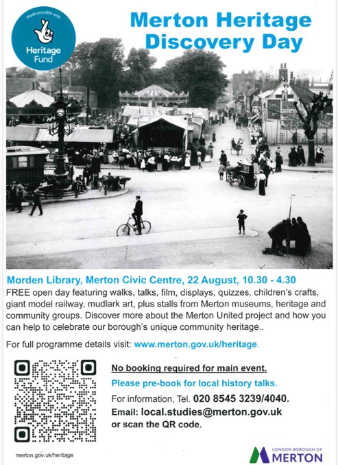 Merton Heritage Discovery Day 2026 Merton Heritage Discovery Day 2026